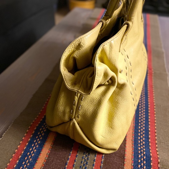 Carlos Falchi - Fatto A Mano Authentic Leather Handbag in Butternut Squa… - Picture 15 of 15